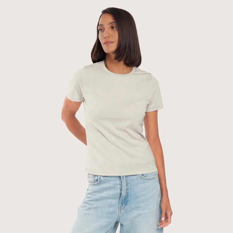 T-SHIRT PIMA 30/1 MUJER CUELLO REDONDO