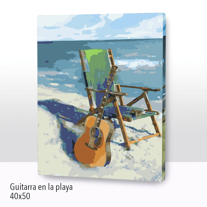 Guitarra de Playa (40x50 cm)