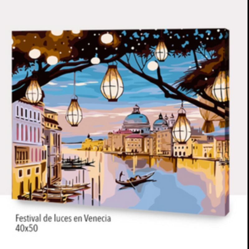 Festival de Luces en Venecia (40x50 cm)