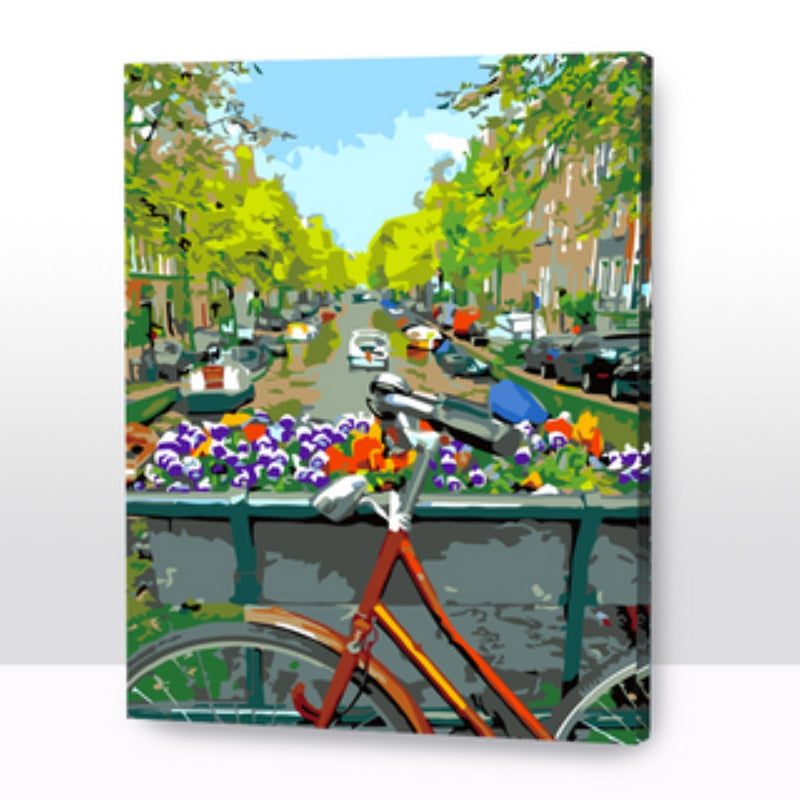 Atardecer en Ámsterdam 2 (40x50 cm)