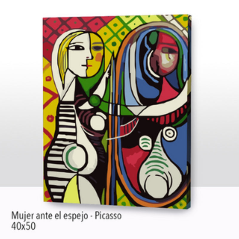 Mujer ante el Espejo - Picasso (40x50 cm)