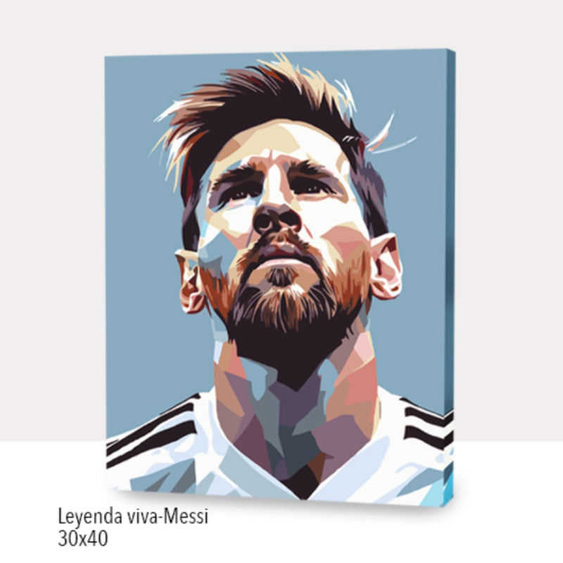Leyenda Viva: Messi Premium (30x40 cm)