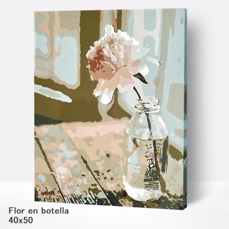 Flor en Botella (40x50 cm)