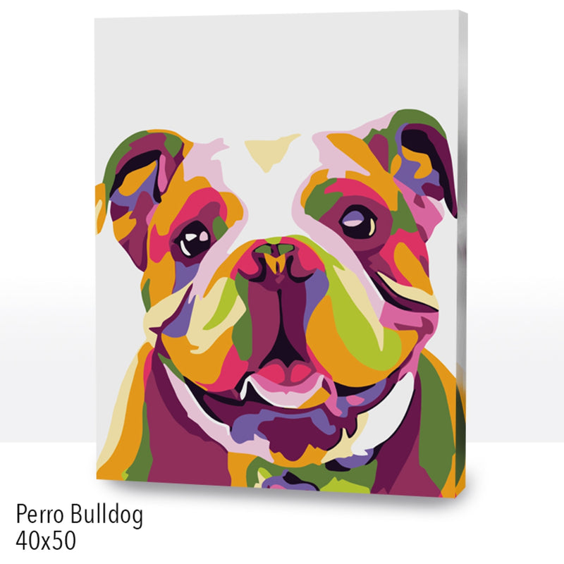 Bulldog con Estilo (40x50 cm)