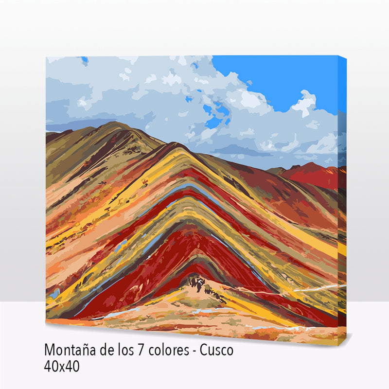 Montaña de los 7 Colores - Cusco (40x40 cm)