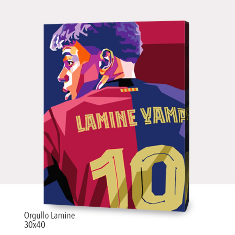 Lamine: Orgullo y Futuro (30x40 cm)