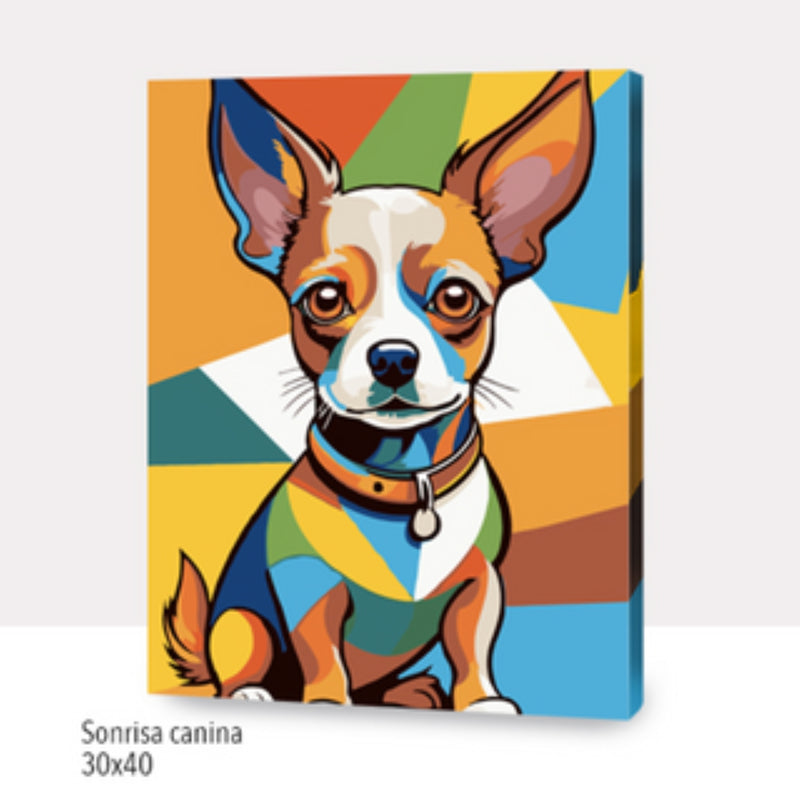 Sonrisa Canina (40x50 cm)