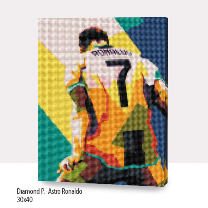 Kit Diamond Painting Con Bastidor: Astro Ronaldo