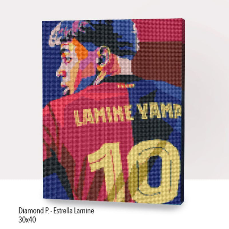 Kit Diamond Painting Con Bastidor: Estrella Lamine