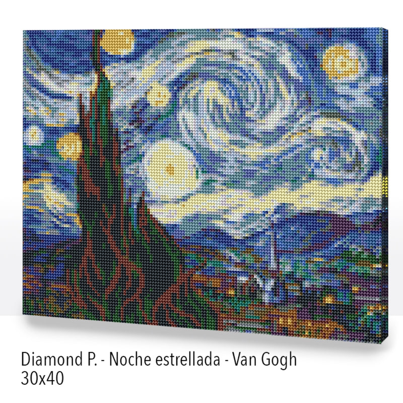 Mosaico Diamond: Noche Estrellada