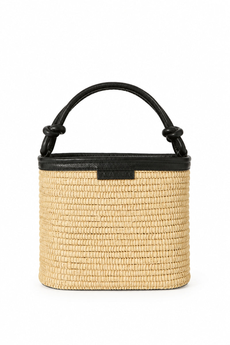 Cartera de Paja Zoe Black