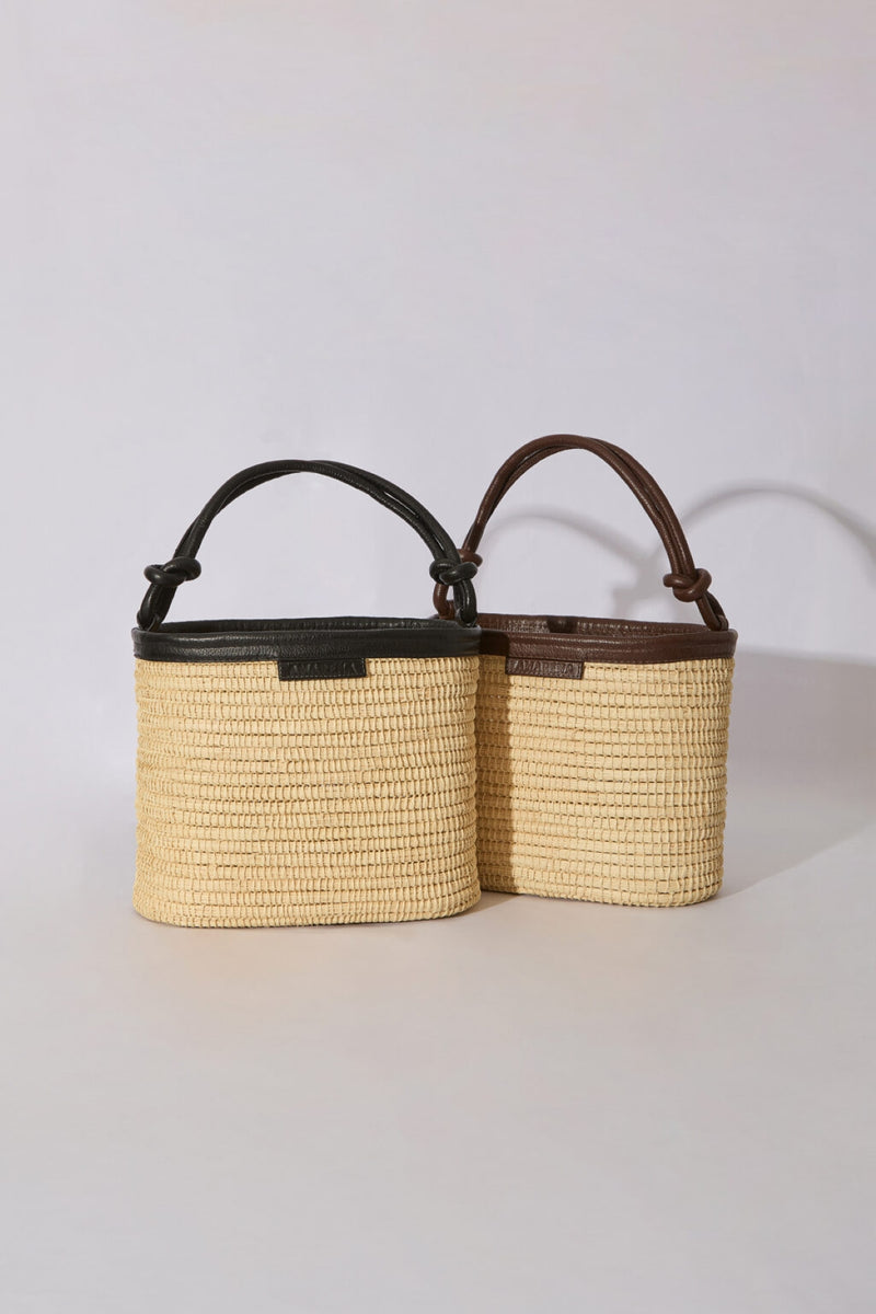 Cartera de Paja Zoe Black
