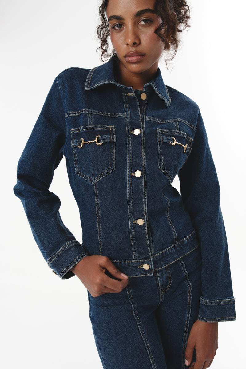 Amelie Jacket Vintage Blue
